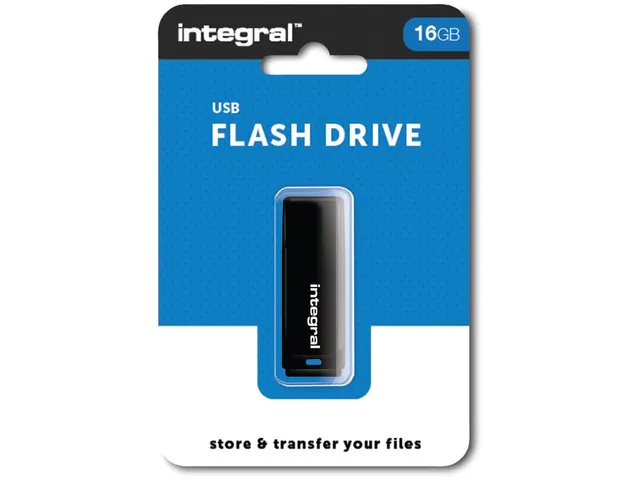 USB-stick 2.0 16GB, zwart
