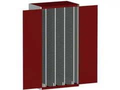 verticale kast,HxBxD 2000x1050x650mm,deur m. perforaties