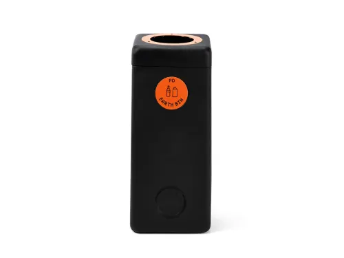 Afvalbak 60 liter EarthBin Zwart Oranje