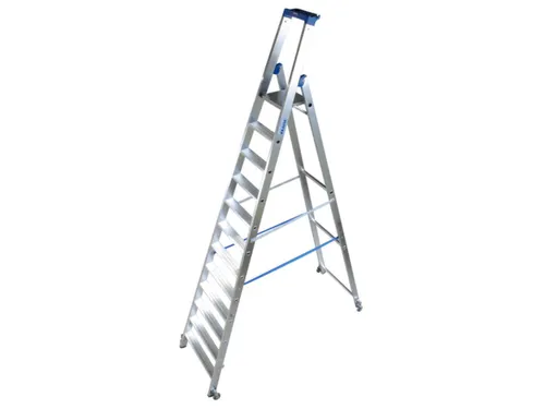 Verrijdbare Boktrap Aluminium L 3 71M 12Treden