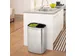 Afvalbak Mat Rvs OLI-Cube Open Top Bin 20+20 Liter