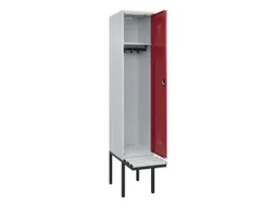 locker met bank,HxBxD 2120x400x815mm,1vak,vak B 400mm,cilinderslot