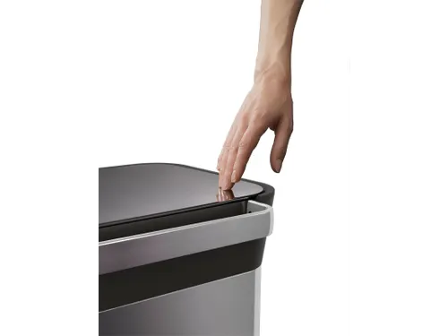 Pedaalemmer Intelligent Waste Titan mat RVS Zwart 30 liter
