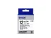 LK-4WBB - Papier Mat - Noir sur Blanc - 12mmx9m