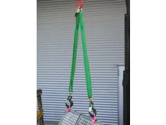 Hijsstroppen 2-Sprong Draagvermogen 0-45° 2 8T Nuttige L 2M Groen