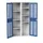 universele kast,HxBxD 2000x1050x550mm,6xStalen bodem,scheidingswand