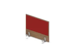 opzetpaneel bureau aanbouw zijkant NT-cherry BN4011-rood 600mm