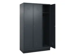 locker HxBxD 1950x1200x500mm 3vak vak B 400mm cil.-slot sokkel