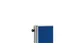 Tableau d'information pliable MAULpro textile bleu 150x120cm