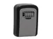 Sleutelkluis met combinatieslot 11.9 x 8.5 x 3.6cm Zwart Grijs