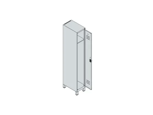 locker,HxBxD 1950x300x500mm,1vak,vak B 300mm,cil.-slot,voeten