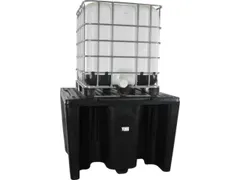 PE-opvangbak,v. 1xIBC,opvangvol. 1000l,HxBxD 1000x1450x1450mm