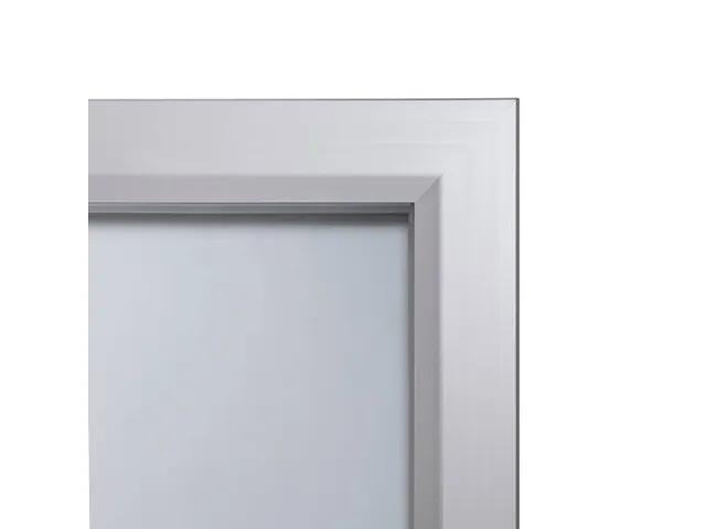 Vergrendelbaar notitiebord Outdoor Slim 8xA4 Zilver