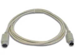 PS/2 Toetsenbordkabel Mini-DIN6Mannelijk - Mini-DIN6 Vrouwelijk / 2m