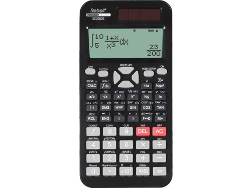 Calculator Rebell-SC2080S-BX zwart wetenschappelijk