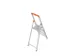 Escabeau Léger Aluminium Articulations Plastiques Plateforme Lxp 25x2