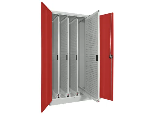 verticale kast cil.slot HxBxD 1950x1000x600mm RAL7035 front RAL3000