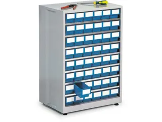 Stellingkast Hxbxd 410X605X870Mm 48Bakken Blauw Frame Ral7035 - 2