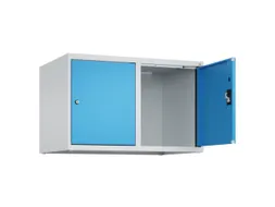 opzetkast,v. locker,2vak.,vak B 400mm,HxBxD 500x800x500mm,cilinderslot