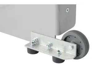 bordestrap,verrijdbaar,bordes H 0,4m,2treden,aluminium - 6