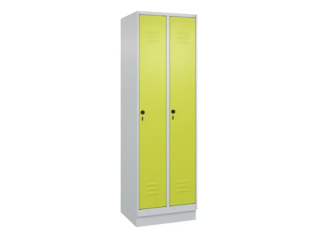 locker voor scheiding van kleding,HxBxD 1950x600x500mm,2vak