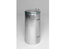 Afvalverzamelaar 120 liter HxØ 980x500mm Met Deur Staal Verzinkt