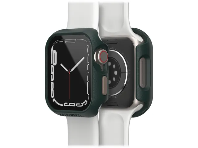 Case Eclipse Apple Watch Series 9/8/7 41mm Jaded groen screenprotector