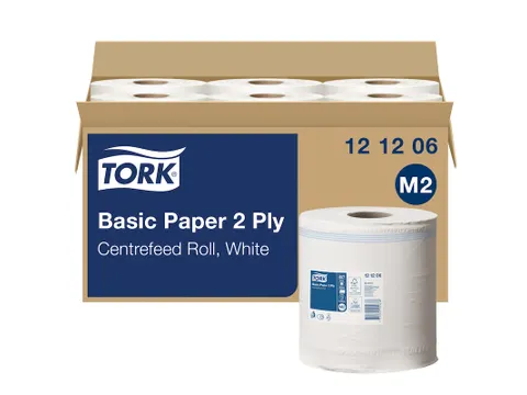 Poetsrol Tork 2-laags Wit Universal 121206