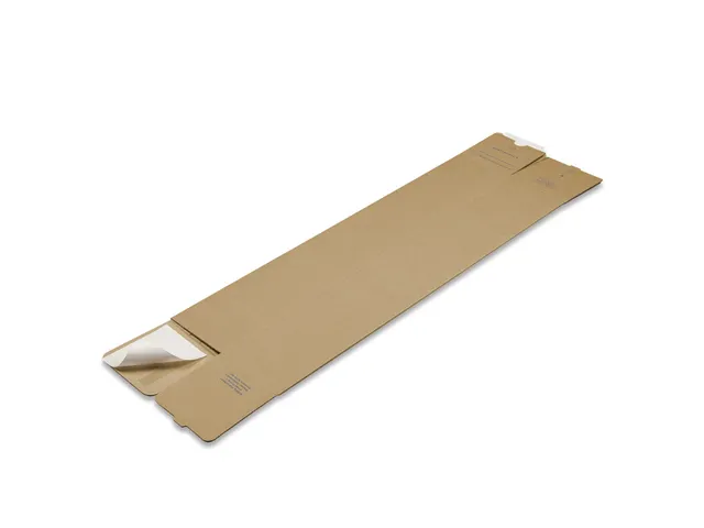 Verzendkoker Vierkant 105x105x500mm Bruin 10 Stuks