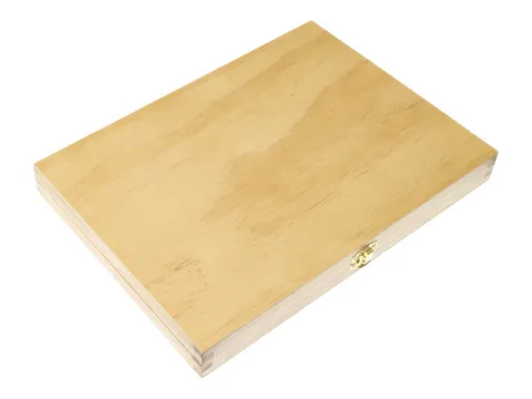 Potlodendoos Kangaro hout leeg 28x20x3 cm