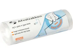 Universal Plus Vuilniszak 7 Micron 50x55 cm 25L Transparant Rol 50st.