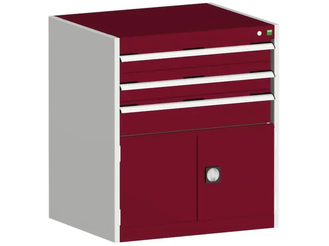 ladekast,HxBxD 900x800x750mm,3lade(n),m. lade voor normale belastingen