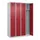 locker voor scheiding van kleding,HxBxD 1850x1200x500mm,4vak