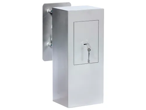 Key Security Box Ksb 007 Inbouwmuur Dubbelbaard Sleutelslot Grijs