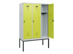 schoollocker,HxBxD 1950x1200x500mm,3vak,vak B 400mm,draaigrendel