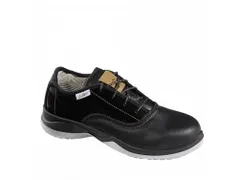 Elle Gloss Flex S3 Dames Werkschoen laag zwart maat 38