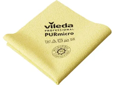 microvezeldoek Purmicro Active geel 38x35cm 5 stuks