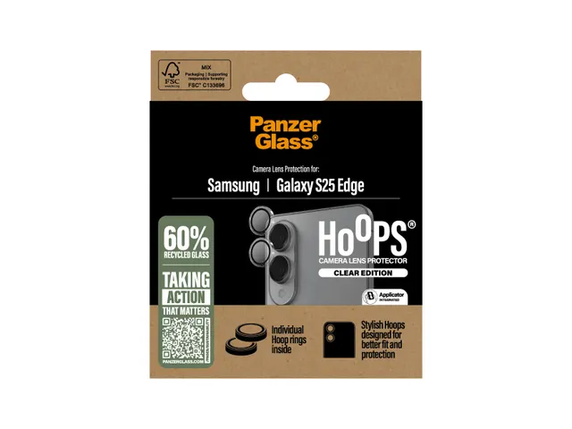 PanzerGlass Hoops Camera Lens Protector Transparent Samsung S25 E
