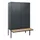 locker met bank,HxBxD 1950x1200x815mm,4vak,vak B 300mm,draaigrendel