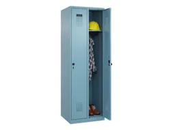locker,HxBxD 1850x600x500mm,2vak,vak B 300mm,draaigrendel