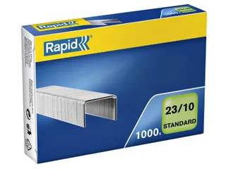 Nieten Rapid 23/10 gegalvaniseerd standaard 1000 stuks - 1