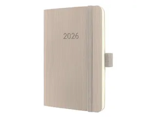 Weekagenda Conceptum A6 2026 (NL/FR/EN/DU) taupe Softcover - 1