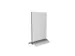 Kaarthouder Europel T-standaard A5 staand acryl / aluminium