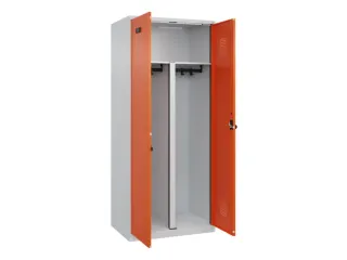 PBM-locker,HxBxD 1850x800x500mm,2vak,vak B 400mm,draaigrendel - 1