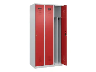 locker voor scheiding van kleding,HxBxD 1850x900x500mm,3vak - 1