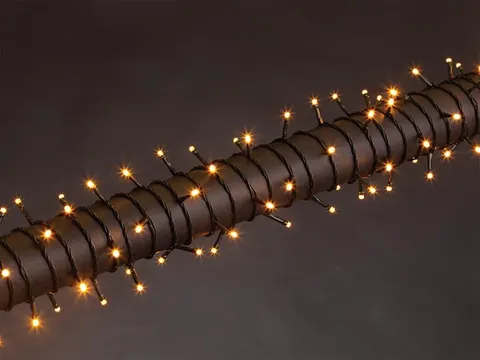 Luna LED - 12m - 160 Leds - Arizona WIT - Groene Kabel - Modulator -