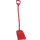 Hygiene 5611-4 Ergonomische Schop Lange Steel klein Blad Rood
