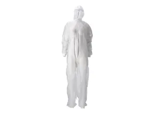 pp non woven coverall met pe coating XXL wit 50 Stuks - 1