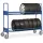 Bandenwagens 4588 500kg 1860x618mm Ral5007