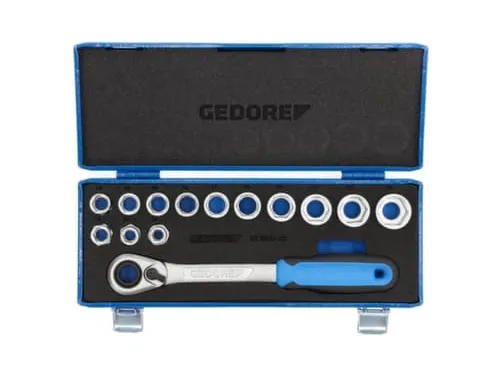 19 SKU-20 Dopsleutelset 1/2 inch,14-delig,10-24mm